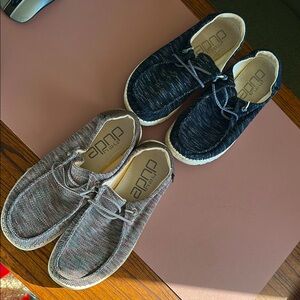 2 pairs Hey Dude, Sz 40/9